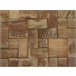 Beliani Mesa de centro GAMETI 80x80 Castanho