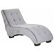 Beliani Chaise-longue Veludo SIMORRE Azul