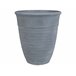 Beliani Conjunto de 2 vasos para plantas KATALIMA Cinza