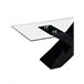 Mesa de centro retangular 117x62 Preto