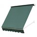 Toldo Manual Retrátil Aluminio e Poliéster Outsunny 180x70 Verde