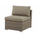 Beliani Conjunto lounge BELVEDERE Castanho