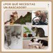 Arranhador para Gatos Melamina de Madeira, Juta e Poliéster Amarelo