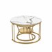 Mesa de centro, mesa auxiliar, mesa auxiliar 70x70 Branco