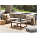 Beliani Conjunto lounge TIMOR Madeira