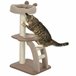 Arranhador para Gatos Melamina de Madeira e Juta; PawHut Castanho