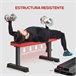 Banco de Musculação Aço e PU SPORTNOW Preto