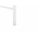 Beliani Cama com estrado Metal ANTLIA 148x209 Branco