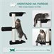 Árvore para Gatos de Parede Preto