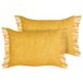 Beliani Almofada decorativa MABA Amarelo