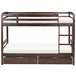 Beliani Beliche Pinho REGAT 97x208 Castanho