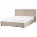 Beliani Cama com armazenamento Veludo LAVAUR 183x210 Cinza Escuro