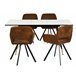 Conjunto de mesa e 4 cadeirões vintage Conjunto de mesa e 4 cadeirões vintage Branco