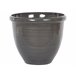 Beliani Conjunto de 2 vasos para plantas TESALIA Castanho