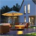 Aquecedor Elétrico de Exterior Outsunny 842-279V91BK Preto