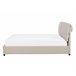 Beliani Cama com estrado Poliéster BELFORT 151x212 Bege