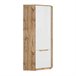 Armário de canto de 1 porta June Natural/ Branco