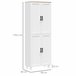 Armário de Cozinha Melamina de Madeira HOMCOM 60 Branco