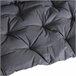Almofada para Banco com Encosto Poliéster e Algodão Outsunny 150x98 Cinza