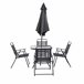 Set de jardim ROMA cor cinza escuro Cinza
