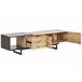Beliani Mesa de TV FORESTER 160 Castanho