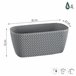 Varanda Jardinera Splofy Case 4L Cinza