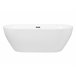 Beliani Banheira autónoma CARRERA 75x150 Branco