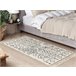 Beliani Pelos curtos ALKENT 80x150 Branco/ Bege