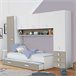Gaveta de cama arrumada Branco/ Bege