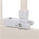Barreira de Segurança Metal e Plástico PawHut Branco