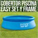 Cobertura solar INTEX piscinas Easy Set/Metal Frame Azul