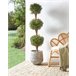 Beliani Planta artificial BUXUS BALL TREE Verde
