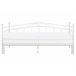 Beliani Cama nido Acero TULLE 92x209 Branco