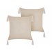 Beliani Almofada decorativa HAKONE 42x42 Bege