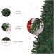 Árvore de Natal Artificial 240cm PVC, Aço HOMCOM, casa - natal Verde