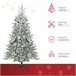Árvore de Natal PVC, PE, Metal HOMCOM, casa - natal Multicor