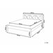 Beliani Cama Pinho TANNAY 149x208 Branco