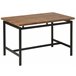 Beliani Conjunto de comedor ARLINGTON Preto