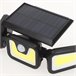 Aktive Aplique o candeeiro de parede LED solar Preto