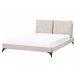 Beliani Cama com estrado Bombazine MELLE 175x240 Bege