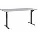 Beliani Secretária ajustável DESTIN III 160x72 Branco