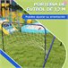 Baloiço para Crianças Aço, Polietileno Outsunny Multicor