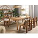 Beliani Conjunto de comedor LIVORNO Castanho