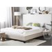 Beliani Cama com estrado Poliéster ROANNE 169x211 Bege