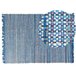 Beliani De pelo corto BESNI 140x200 Azul Marino