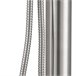 Sined ORISTANO Mini banhista exterior em aço inoxidável 316L com chuveiro de mão, Inox Cinza
