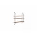 Prateleira decorativa ELLA 60x62x14,5cm marca TRIO LIGHTING Preto