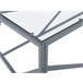 Beliani Mesa de centro ORLAND 50x100 Cinza