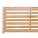 Beliani Cama com estrado Madeira de seringueira CARNAC 165x210 Castanho