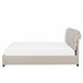 Beliani Cama com estrado Poliéster BELFORT 191x212 Bege